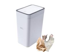 Genérico Canna della spazzatura con top della stampa - della spazzatura con coperchio | Slim Bask Bin Wastebasket | Premere il test del cane con coperchio Cân | Bin contenitore Gârbage a prova