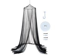 Generico Canopy Bed Curtains - Polyester Mesh Ceiling Canopy Twin Tent Bed | Soft Protective House Beds Bedroom Decor For Women Home Ceiling Apartment Dorm Hotel Travel Camping Large