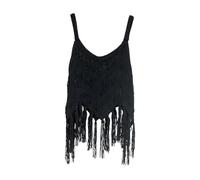 Generico Canotta da Donna Canottiera Donna Cotone Spalla Larga Canottiera Estiva Top Elegante Spalla con Reggiseno Basic Gilet Cotone Maglia Sottogiacca Vacanze al Mare