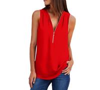 Generico Canotte Donna Canottiere Donna Cotone Canotta Estiva Tank Top Sottili Camicia Oversize Sexy Blusa Elegante Maglia Sottogiacca Esercizi in Palestra
