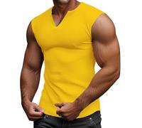 Generico Canotte Uomo Cotone Sportive Palestra Canotte Traspirante Offerta Canotta Estive Elasticizzato Fitness Tank Top Leggero Nera Bianca Magliette Smanicata Corsa Gym Stringer Sport Canottiere