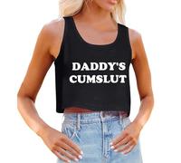 Generico Canottiera Da Donna Intima Bielastico Senza Maniche Elasticizzata Elegante Aderente Vestibilità Maglietta Canotta Sportiva con Bretelle e Anello in Acciaio per Yoga Abbigliamento Esterno