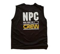 Generico Canottiera Palestra “NPC Non Pago Un Cazzo” | Dolciando Team | Canotta Allenamento Ironica | Gymwear | Gymbro Style | Maglietta Regalo Nera (IT, Testo, M, Regular, Regular)