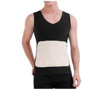 Generico Canottiera Uomo, Canotta Uomo Contenitiva Pancia, Intimo Termico da Uomo con Toppa in Seta Spessa