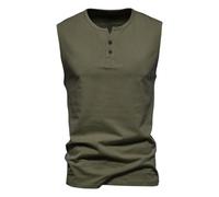 Generico Canottiere da Uomo per attività all'aperto, comode Magliette Senza Maniche per L'Estate e l'autunno, Ideali per Un Abbigliamento Casual con Pantaloncini, Facili da e Mantenere.