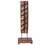 Generico Cantinetta per 6 Bottiglie 35x35x100 cm in Legno di Teak,Marrone,10.68kg,288809