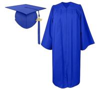 Generico Cap e abito di laurea 'asilo, abito di laurea,Abito asilo per l'abito set di cappuccio con 2025 nappe - Abbigliamento di laurea per la classe 2025, Choir Robe for Kids Ceremony Party