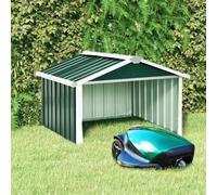 Generico Capanno per Robot Tosaerba 92x97x63 cm Acciaio Zincato Verde,Casa e Giardino,Prato e Giardino,Vita all'aperto,Strutture da Esterno,Casette da giardino-150907