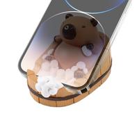 Genérico Capibara - Supporto per telefono cellulare, statuetta Capibara, supporto per tablet, decorazione da scrivania per casa, ufficio, camera da , soggiorno, auto