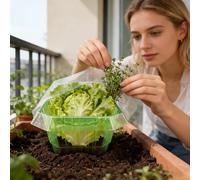 Generico Cappa da Giardino,Kit da 20 Pezzi Riutilizzabile per la Protezione,Cupole di Difesa per Giardino - Adatto A Ortaggi Fiori Insalata Piantine Semina Prato Esterno Vivaio