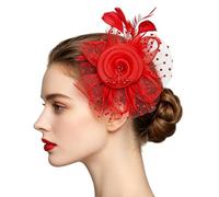 Generico Cappelli A Fascinator Donna,Cerchietto Capelli Con Il In Rete | Cappello Per Tea Party E Formale - Per Occasioni Formali Come Cerimonie, Eventi, Matrimoni, Funerali E Le Feste Della Sposa
