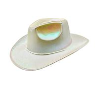 Generico Cappelli a LED - Accendi cappelli da cowboy | I cappelli da cowgirl illuminano i cappelli | Cappelli a LED Glow in the Dark Party Cowboy Capone | Cappelli di vestiti a batteria | Accessori