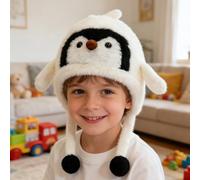 Generico Cappelli Animali per Bambini,Berretto Morbido Da Costume A Forma Di | Cappello Invernale con Paraorecchie - per Bambini Ragazze e Ragazzi in Vacanza e Campeggio