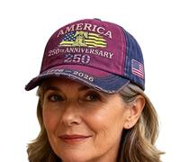 Generico Cappelli da Baseball per Uomini,Copricapo Patriottico Duecentocinquantesimo - Cappello Casual da Uomo | per Golf E Corsa E Spiaggia E Caccia E E Sci E Ciclismo E Escursionismo E Viaggio