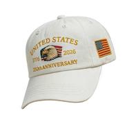 Generico Cappelli da Baseball Personalizzati - Cappello Commemorativo - Cappellovintage | Regolabile per Il 250 ° Anniversario US Marine Corps | Aquila Ricamata Ricamata Unisex Blu Navy Blu Bianco