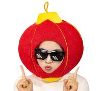 Genérico Cappelli da festa | Divertente accessorio per costume in cotone a forma di lanterna | Accessorio per costumi e cosplay | per festa di Capodanno Adulti Carnevale Compleanno