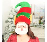 Generico Cappelli Di Natale - 18.9x11.81 Pollici Non Non | Confortevole, Presepe Per La Testa, Cono, Cappelli Natalle | Cappello Di Natale, Oggetti Ddi Scena Fotografici, Vacanze, Festa, Ac