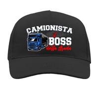 Generico Cappellino Camionista Il Boss della Strada. Regalo Compleanno per Uomo papà Nonno Gadget - Cappello Camionista