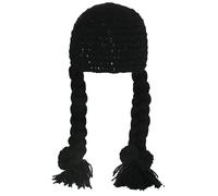 Generico Cappellino Con Parrucca Per,Accessorio Per Costumi Copricapo - Berretto A Codini Per Bambini - per Età 0-6 Campeggio Picnic Viaggi Casa Interno Esterno