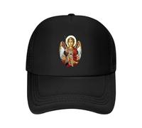 Generico Cappello a Maglia Inverno,Arcangelo Michele, Cappuccio da Baseball Protettore Cappuccio Cappello di Natale tè Cappello Icona Donna 2025 Uomini