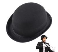 Generico Cappello Bombetta, Per Costumi Boliviani Cappelli Vittoriani, o in Feltro Classico per Feste in Costume e Cosplay Unisex Adulti e Ragazzi