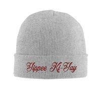 Generico Cappello Caldo Die Hard Yippee Ki Yay Cappellini a Maglia Berretti Donna Uomo Autunno Inverno Cappelli Hip Hop Acrilico Cappelli Casual di Natale