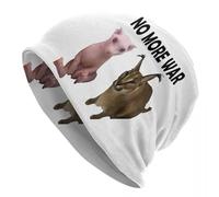 Generico Cappello Caldo Invernale, Cappelli Custom No More War Big Floppa e Berretti Cappelli da Maglia Invernali Cappelli Unisex per Adulti Divertenti