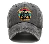 Generico Cappello Caldo Pishavi Ecco Cosa Faccio Io Scambio Cose Vecchio Cappello da Baseball Nero Lavato Regali per Cappello Vintage Regolabile Regali per Uomini Donne Regalo Pensione