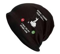 Generico Cappello Caldo Scusa se Non Ho Chiamato Ero sull'altra Linea A Pescare Berretti Unisex Cappelli a Maglia Cappello a Maglia Cappello a Cappuccio Caldo Autunno Inverno Cappelli a Skullies