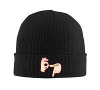 Generico Cappello Caldo Sei Sette Segni di Mano 67 Cappelli a Cappello Cappello Uomini Donne Casual Outdoor Skullies Beanies Design Autunnale Cappelli Caldi Morbidi