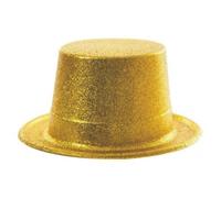 Generico CAPPELLO CILINDRO ORO LAMINATO CAPODANNO FESTA PARTY COPRICAPO