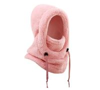 Generico Cappello con Cappuccio E Collare - Scaldacollo in Peluche Antivento | Maschera da Sci,per Uomini E Donne Sci Snowboard Freddo Escursionismo Outdoor E Ciclismo