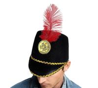 Generico Cappello - Copricapo per costume da banda musicale - Accessorio per uniforme cerimoniale per giochi di ruolo - Berretto leggero per spettacoli teatrali di Halloween per vacanze per event