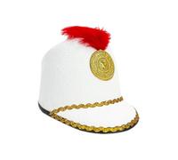 Generico Cappello Da Banda In Marcia - 22,8 Pollici Di Nuckcracker Circus Costume | Per Abbigliamento Uomo Le Vacanze Halloween Ceremonial Photo Party Events Travel Bonfire Autunno