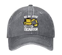 Generico Cappello da Baseball per Bambini Ricamato e Rovinato per Ragazzi (Grey One Size)