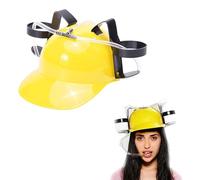 Generico Cappello da birra - Cappello da festa per bere, Bomboniera Bevitore, Cannuccia per Birra Soda Cola Bevanda, Gadget per Bevande Divertenti per Feste, Rosa Giallo Rosso Blu