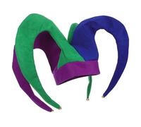 Generico Cappello da Clown in Feltro Corna Lunghe, Taglia Unica Adatta a Uomini e Donne, Accessorio Divertente per Feste di Carnevale e Cosplay