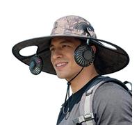 Generico Cappello da Esterno con Ventola | Impermeabile Portatile Rinfrescante,Berretto Baseball con Ventola - per Spiaggia Campeggio Giardinaggio Golf Escursionismo Viaggio Uomo Donna