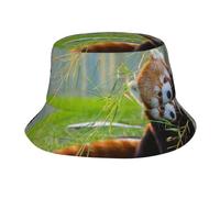 Generico Cappello da Pesca The Panda Red Or Lesser Panda Bucket Hat Donna