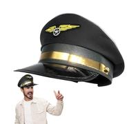 Generico Cappello Da Pilota Uniforme da Cosplay Marinaio Capitano Aviatore