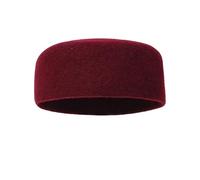 Generico Cappello da preghiera da uomo - Copricapo islamico in stile Fedora 58-60 cm Nero(Red Hat,55cm)