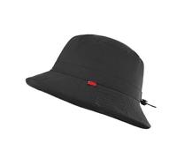 Generico Cappello da Sole a Secchiello Ispessito Unisex, Leggero, all'aperto, for Le Vacanze al Mare, for fughe, Copricapo a Tesa Corta, Due Stili(Black Fleeced,60in)