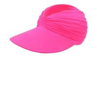 Generico Cappello da Sole da Spiaggia per Donna, Primavera ed Estate, Nuovo Cappello a Cilindro Vuoto, Cappello da Sole per Donna, Cappello Sportivo da Esterno(Pink)