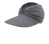 Generico Cappello da Sole da Spiaggia per Donna, Primavera ed Estate, Nuovo Cappello a Cilindro Vuoto, Cappello da Sole per Donna, Cappello Sportivo da Esterno(Brown)