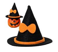 Generico Cappello Da Strega Decorazione - Decorazioni Halloween per Interni - Ornamento Artigianale Per Tappi Bottiglie Camera Casa Festa Libreria Lampada Comodino