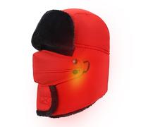 Generico Cappello da Trapper Invernale - Antivento Termico con Paraorecchie,Cappello Invernale da Sci con Fodera in Peluche,per Freddo, Sci, Corsa, Lavoro, Escursionismo, Caccia, Guida, Ciclismo