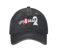 Generico Cappello da Uomo Unisex Left 4 Dead 2 Cappelli Stampati Squadre Cappelli da Baseball Vintage in Cotone Vecchio rivecchiato Regolabile