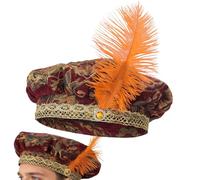 Generico Cappello Del Medioevo,Cappuccio Medievale Del | Cappello Da Costume Tudor E Cosplay Per Uomini,Adatto A Spettacoli, Matrimoni, Feste In Maschera E Celebrazioni