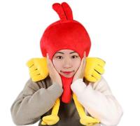 Generico Cappello Di Halloween - Cappello Da Costume Gallina Originale Per Feste | Copricapo Morbido Per Feste Costumi Donne Uomini Scuola Portafoto Famiglia