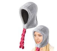 Generico Cappello di Lana | Copricapo per Clima Freddo - Cappello con Paracorecchi per l'inverno,per Sciatori Snowboarder Escursionisti Corridori Pattinatori Viaggiatori Studenti